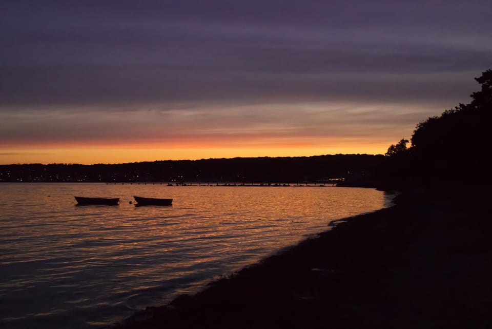 Sea view, Sunset