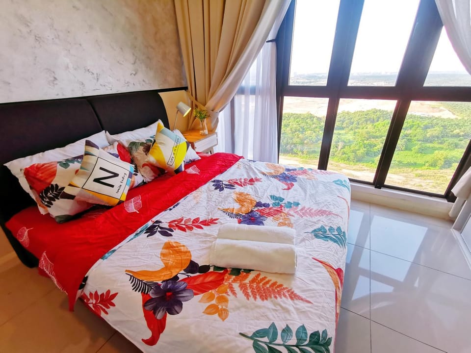 Bed, Photo of the whole room, Bedroom, air conditioner, air conditioner
