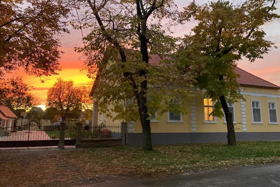 Property building, Sunset