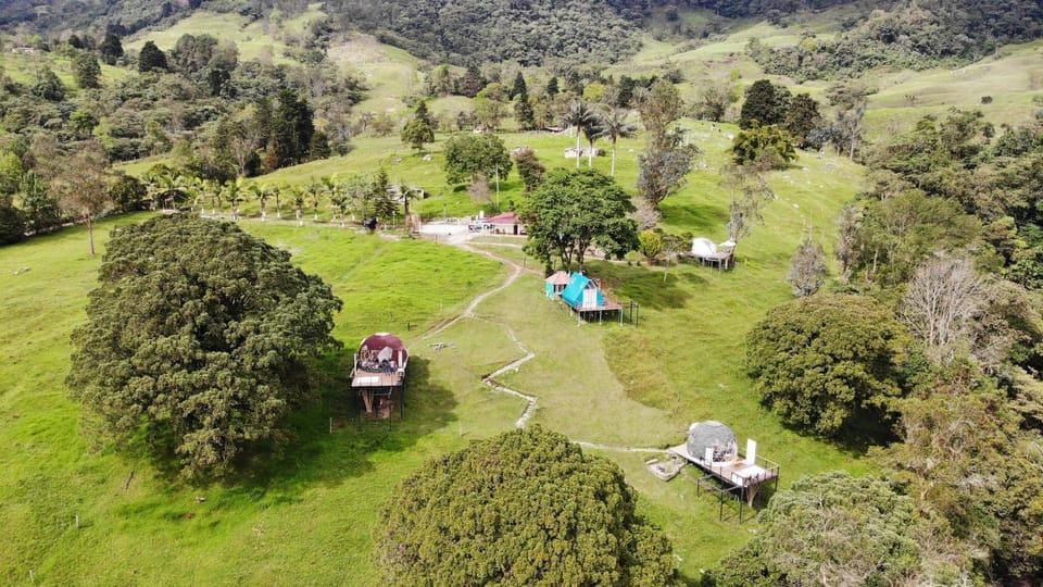 Natural landscape, Bird's eye view, Mountain view, Parking