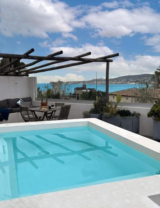Patio, Natural landscape, View (from property/room), Balcony/Terrace, Pool view, Sea view, Swimming pool, Swimming pool