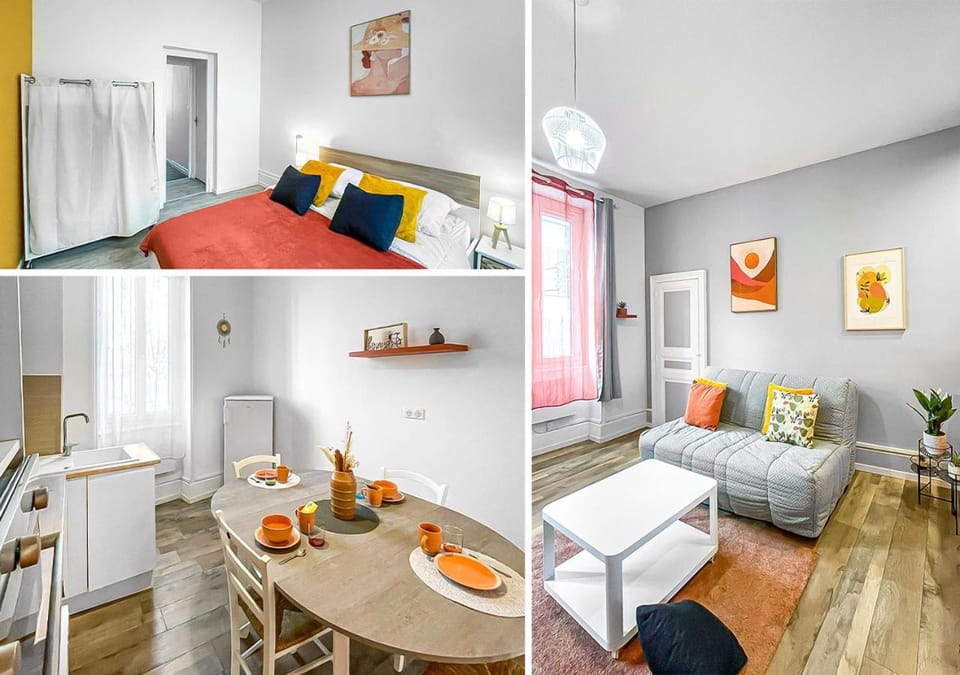 Bed, Living room, Seating area, Dining area, Bedroom