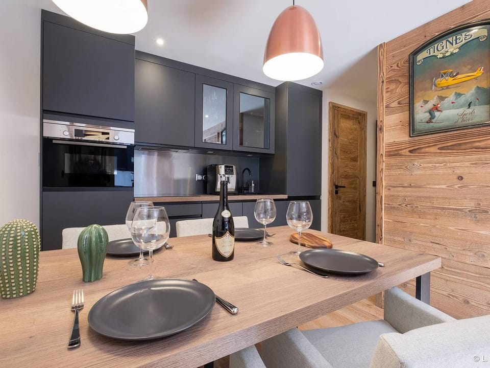 Appartement rénové 2 pièces cabine à Tignes Val Claret - FR-1-502-407 Cabin in Tignes