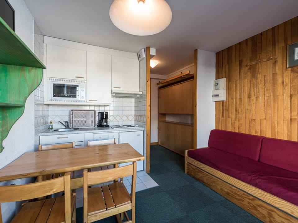 Studio cœur station près des pistes avec balcon, animaux acceptés - FR-1-502-446 Apartment in Tignes