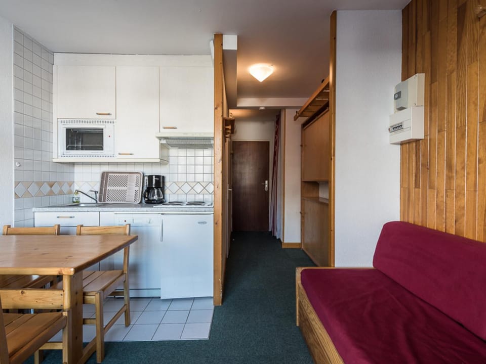 Studio cœur station près des pistes avec balcon, animaux acceptés - FR-1-502-446 Apartment in Tignes