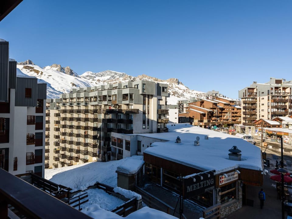 Studio cœur station près des pistes avec balcon, animaux acceptés - FR-1-502-446 Apartment in Tignes