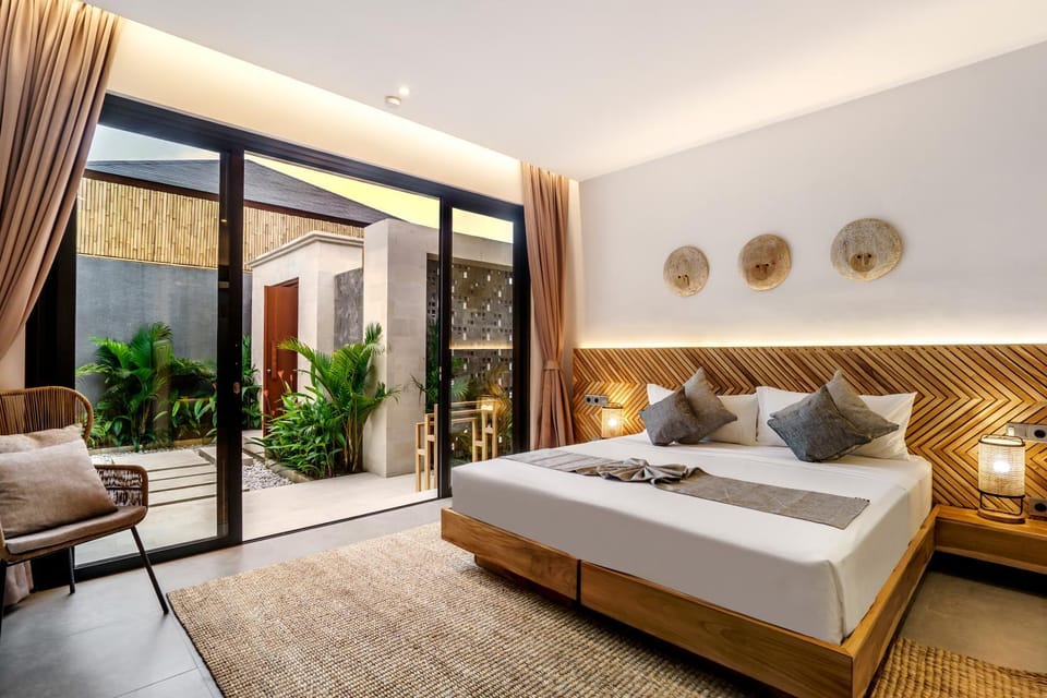Bed, Photo of the whole room, Bedroom, internet, air conditioner
