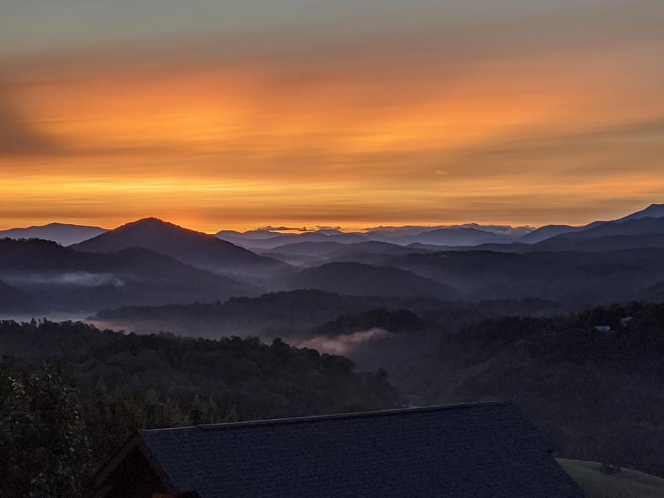 Mountain view, Sunrise