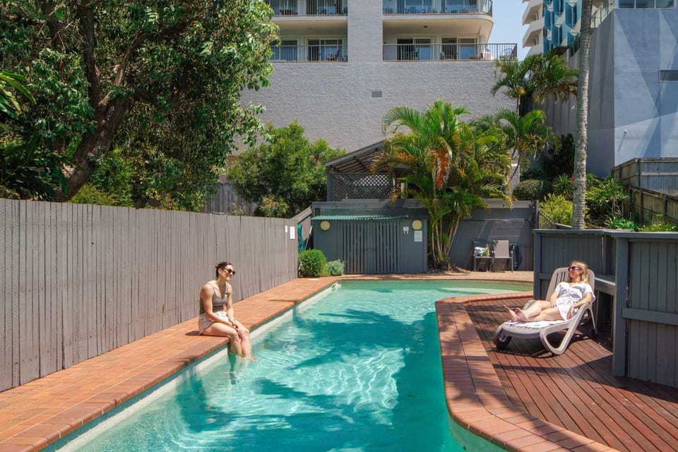 Pool view, Swimming pool, sunbed