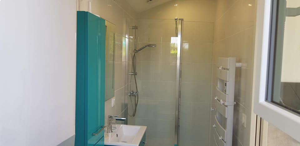 Shower, towels