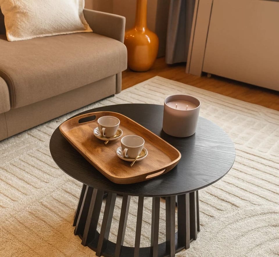 Coffee/tea facilities, Living room, Seating area
