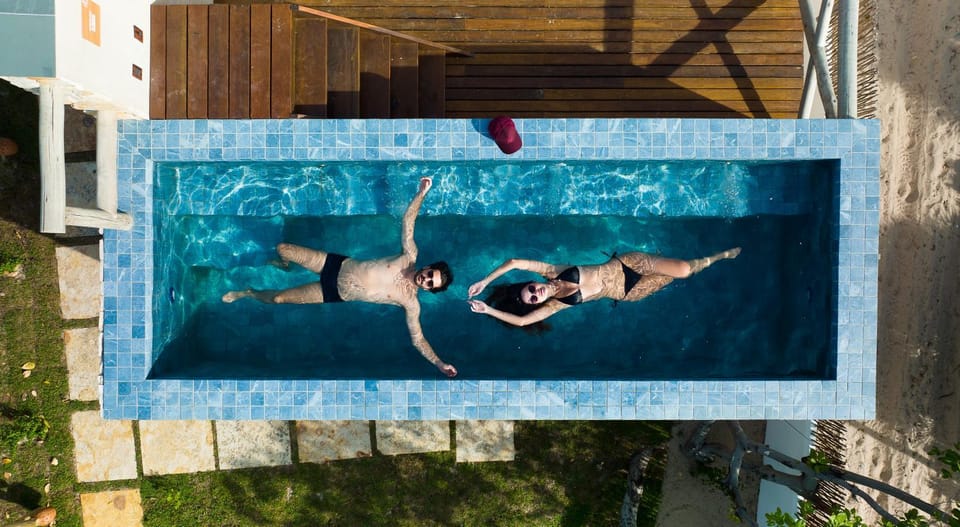 Bird's eye view, Swimming pool