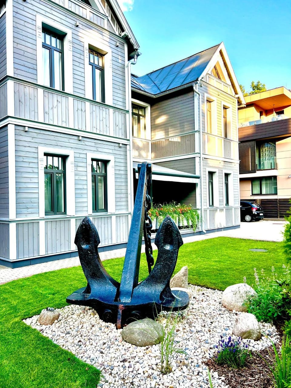 Property building, Garden, Garden view