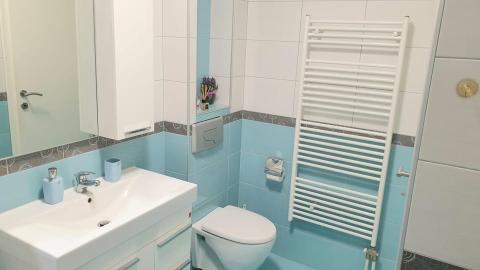 Toilet, Bathroom, bidet, towels