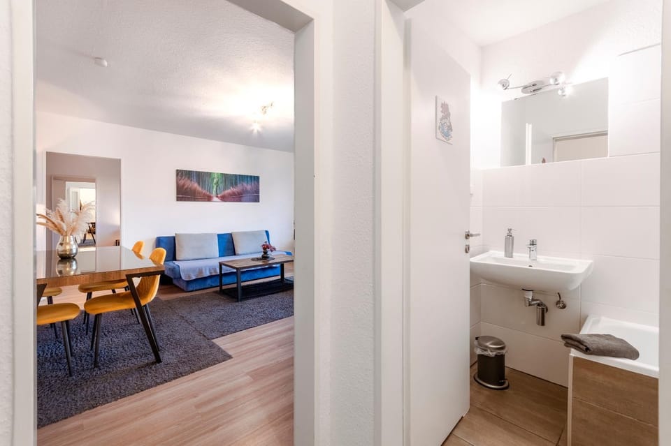 Bathroom, Living room
