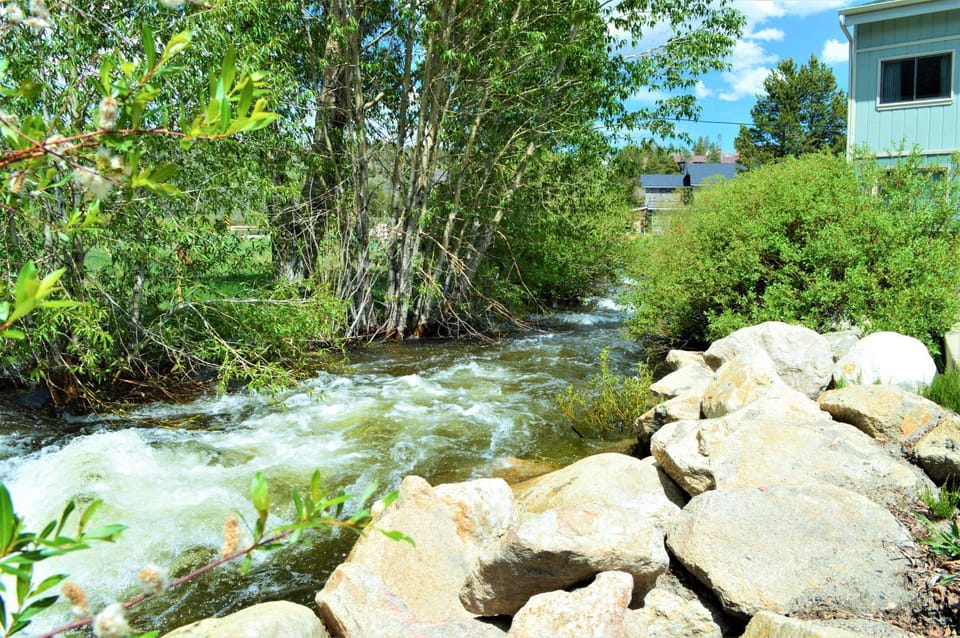 Property building, Natural landscape, River view