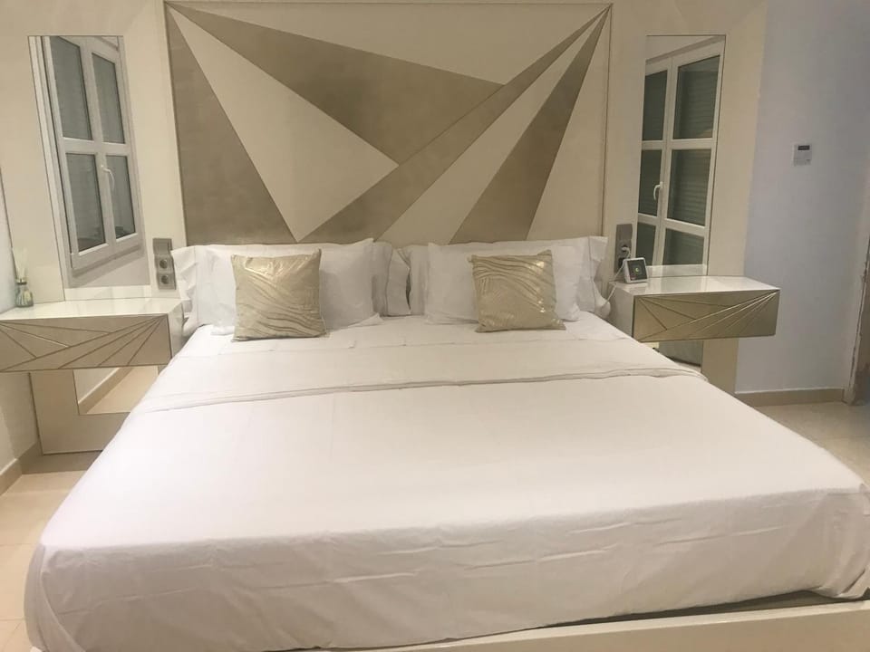Property building, Living room, Bedroom