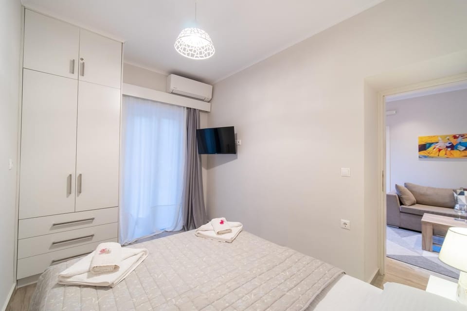 Property building, Living room, Bedroom