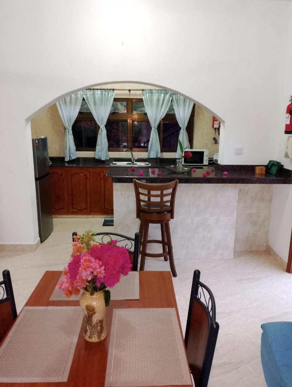 Kitchen or kitchenette, Dining area