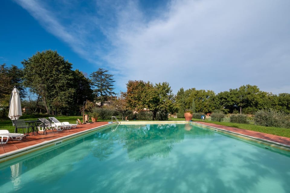 Property building, Living room, Swimming pool