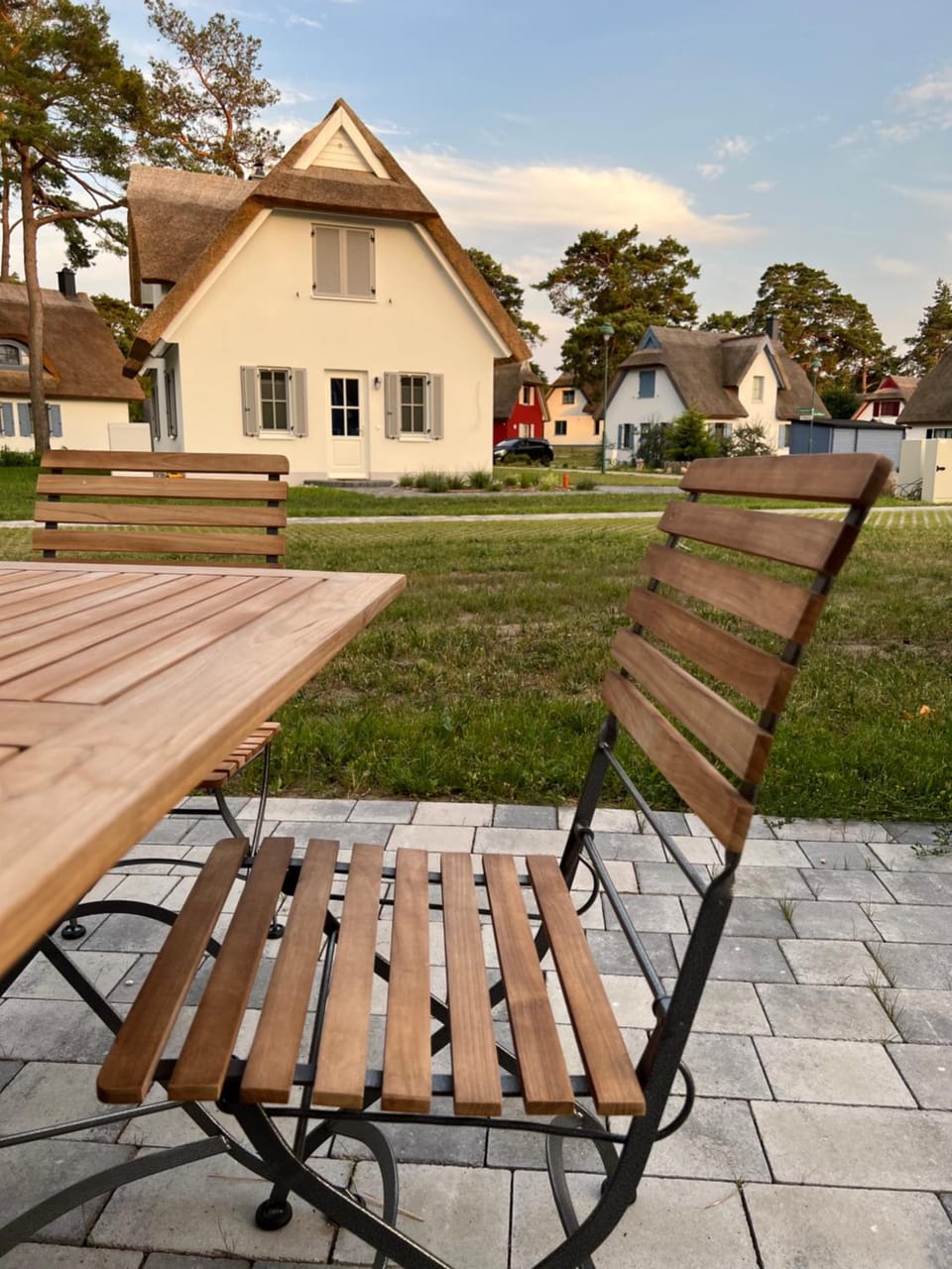 Natural landscape, Garden, Seating area, Garden view