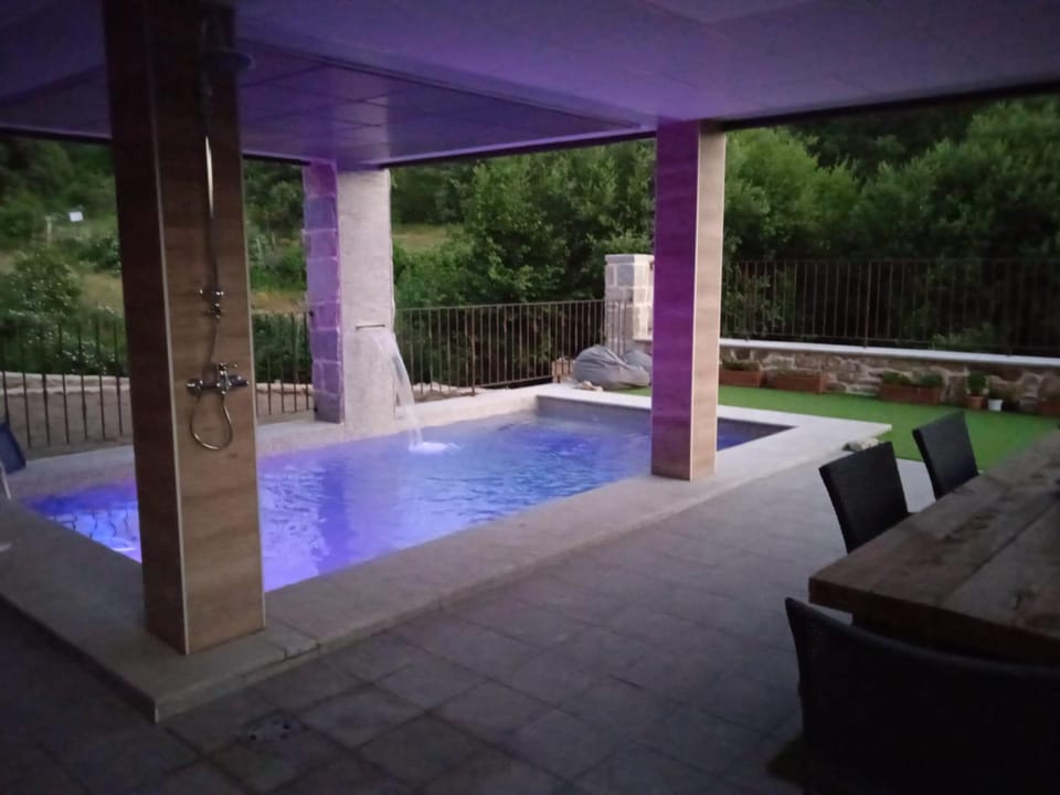 Patio, Day, Natural landscape, Garden, Garden view, Pool view, Swimming pool