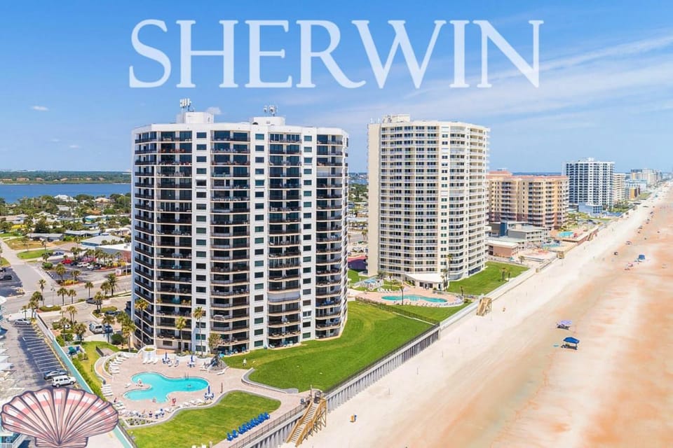 "SHERWIN" Beautiful 2 BR Oceanfront Condominium By The Sea 602 Apartment in South Daytona