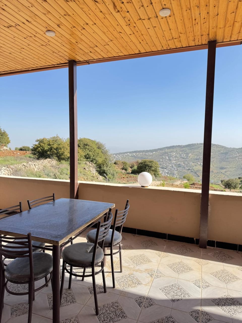 Patio, Day, Natural landscape, View (from property/room), Balcony/Terrace, Dining area, Mountain view