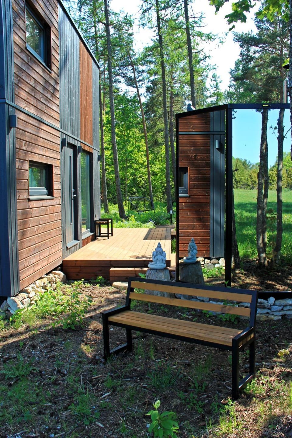 Sauna, Garden view