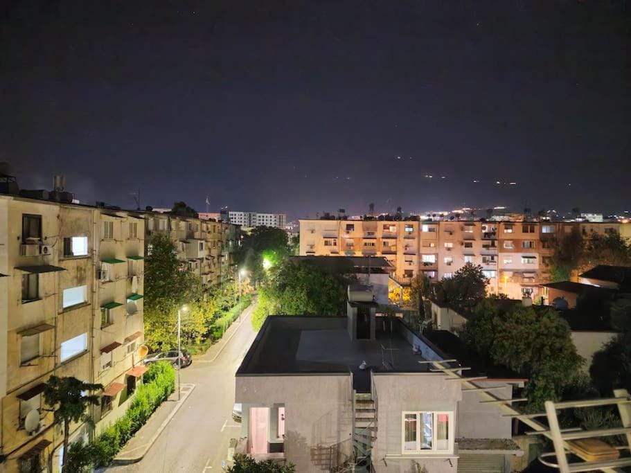 Night, City view, Street view