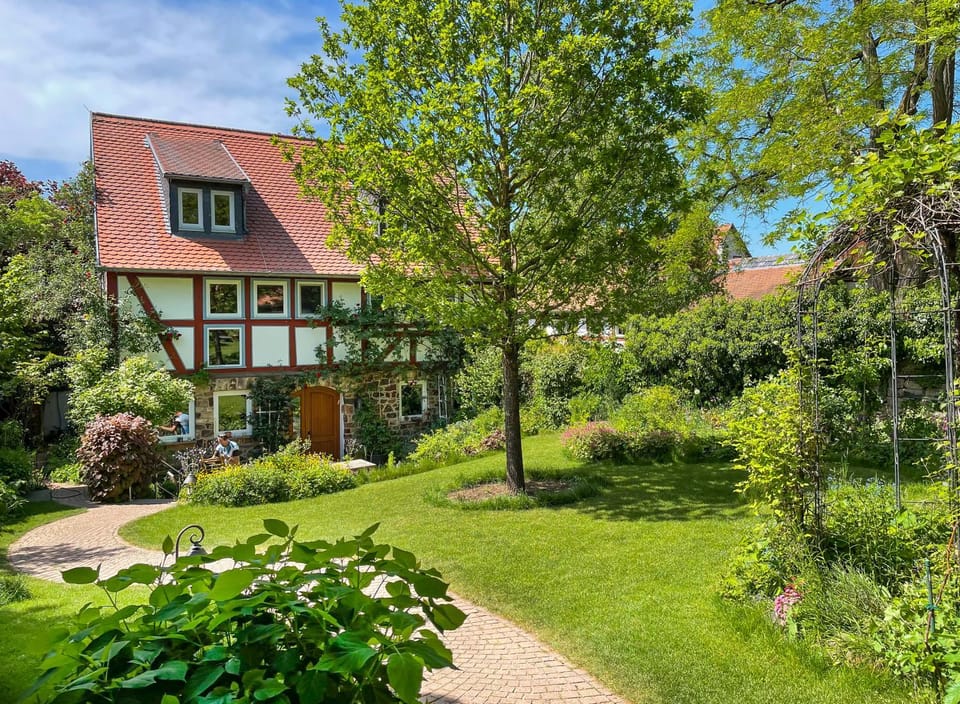 Property building, Garden view