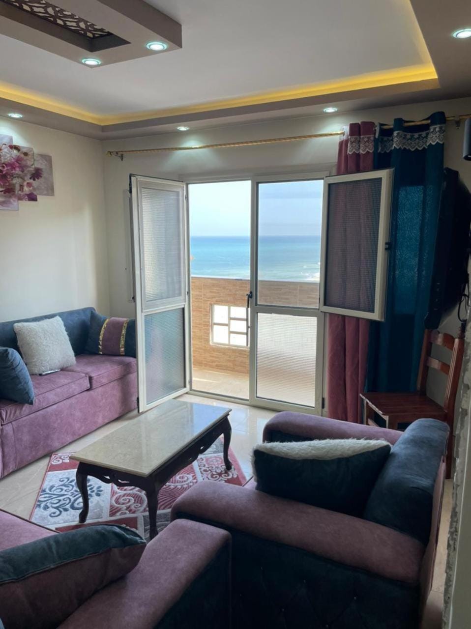 Alzohour Family condo with panoramic sea view Apartment in Alexandria Governorate