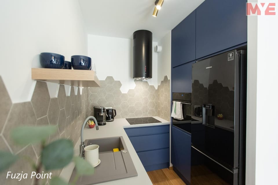 Kitchen or kitchenette, minibar