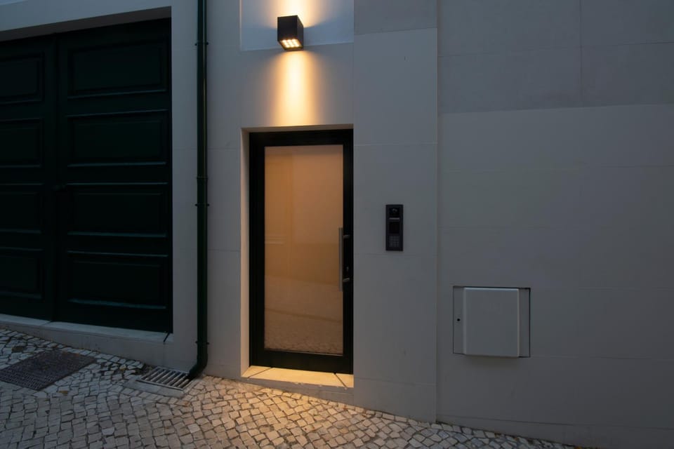Property building, Facade/entrance, Night, Internal: Not applicable to any particular room