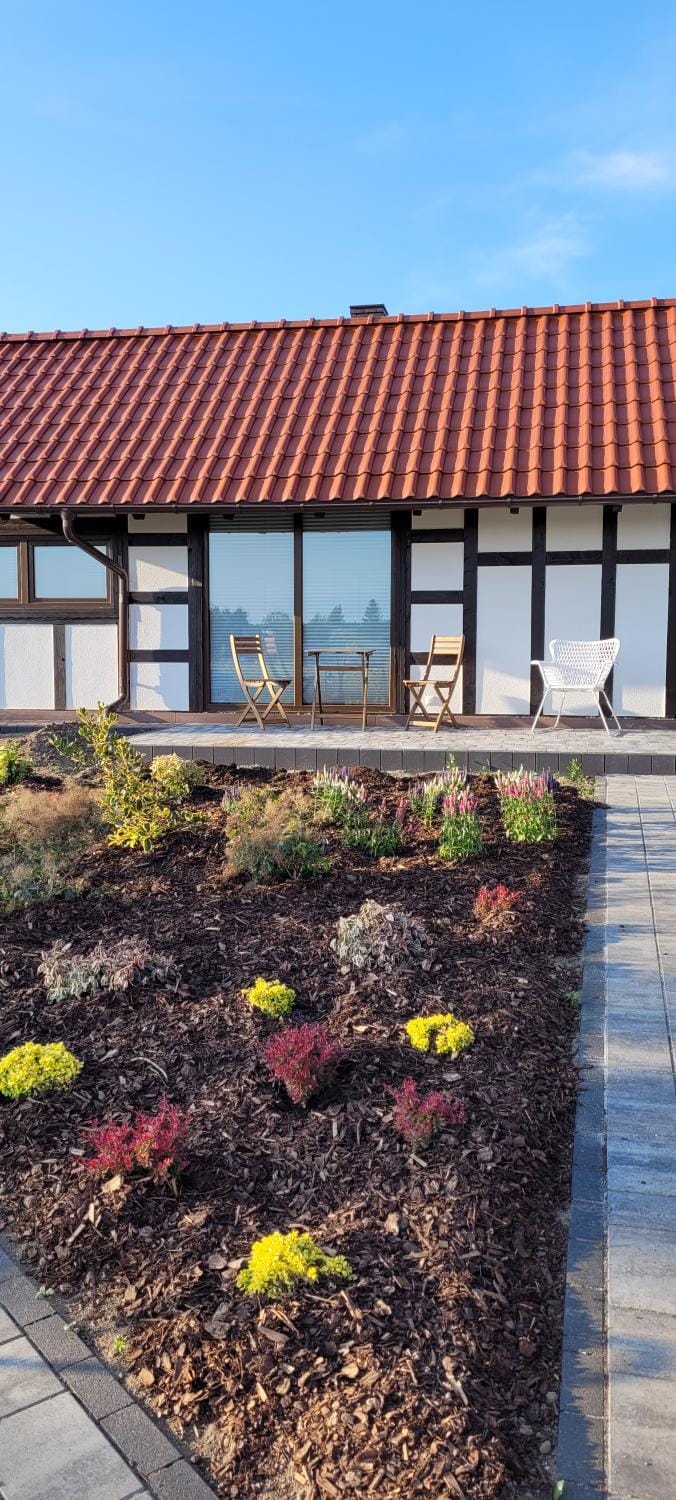 Property building, Garden, Garden view