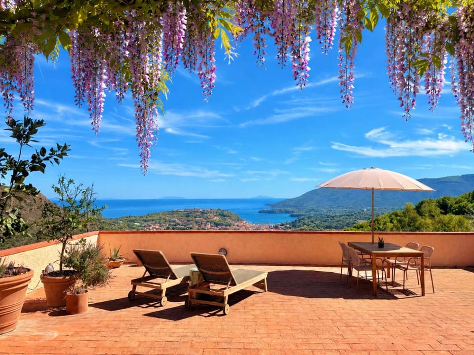 Spring, Sea view, Sea view