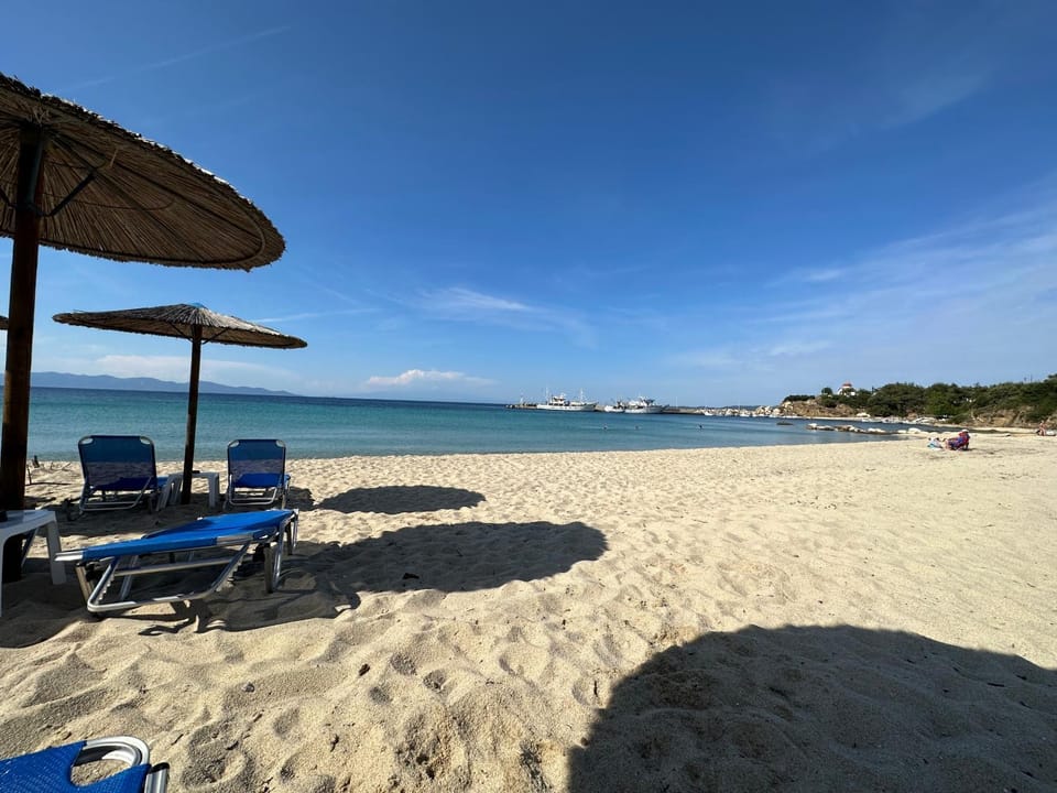 Natural landscape, Beach, Beach, Sea view, sunbed