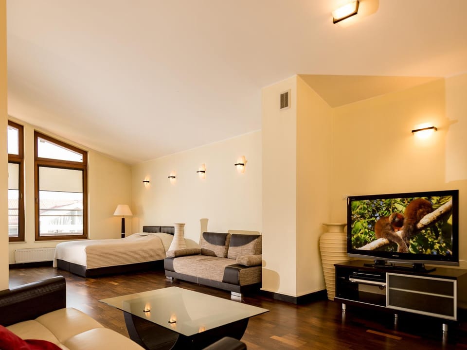 TV and multimedia, Living room, Photo of the whole room, Seating area, Bedroom