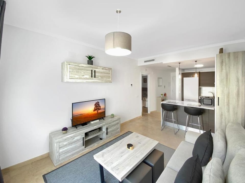 Communal lounge/ TV room, TV and multimedia, Kitchen or kitchenette, Living room, Seating area