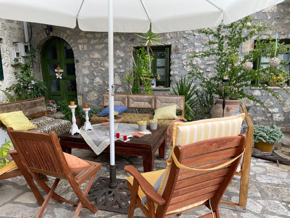 Patio, Living room, Seating area