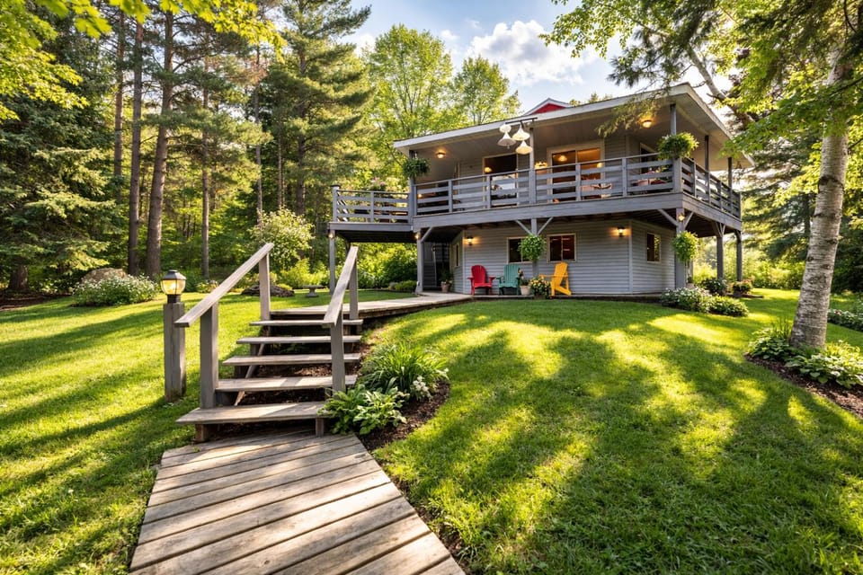 Spacious 3 Plus 1 Bedroom 2 Bath Cottage Retreat with Fire Pit and Pool Table House in New York