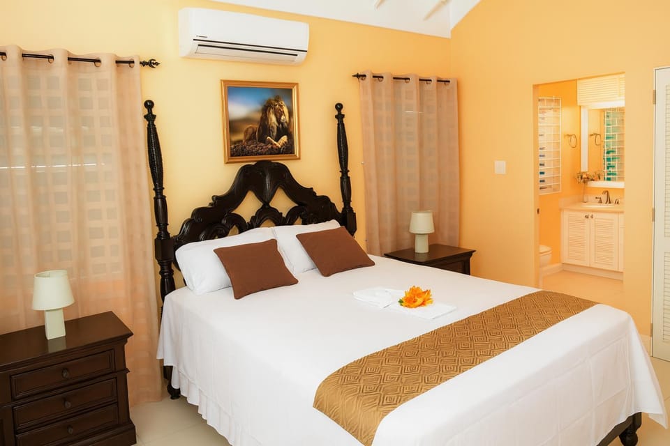 Bed, Photo of the whole room, Bedroom, air conditioner