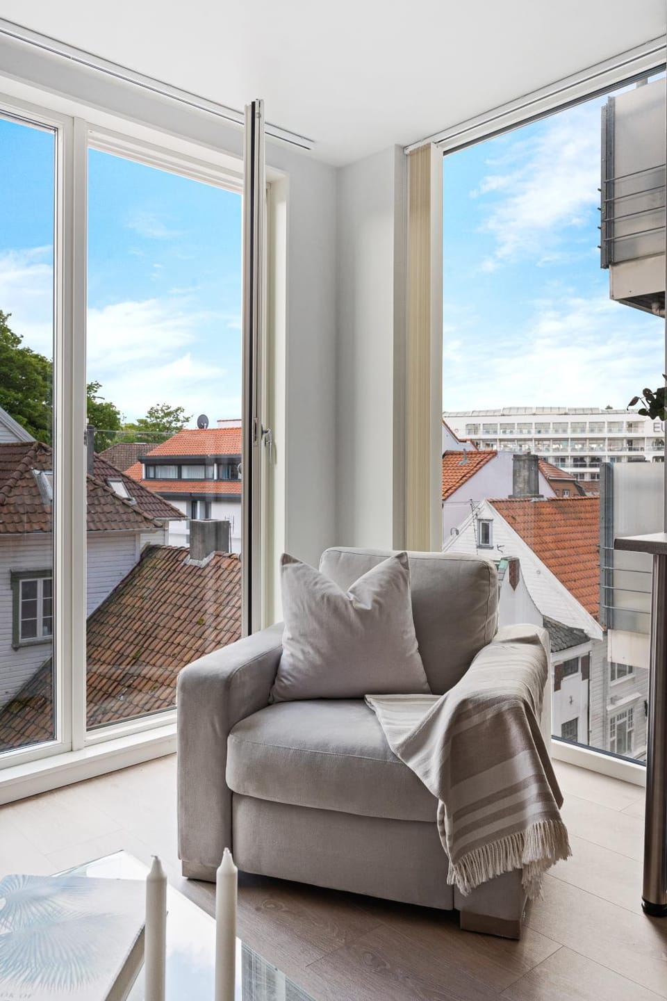 Living room, City view
