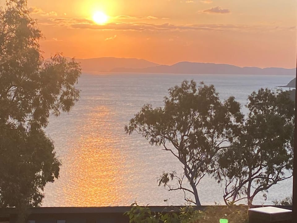 Natural landscape, Balcony/Terrace, Sunset