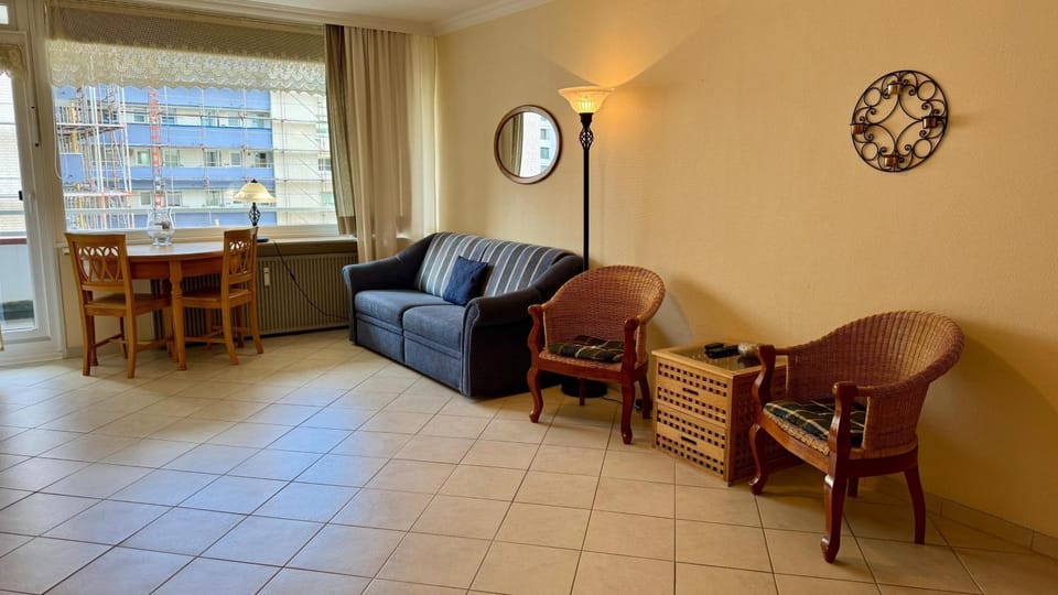 13-36, sehr Strandnah, im Herzen Westerlands, Westbalkon, 1 Zi Apartment in Westerland