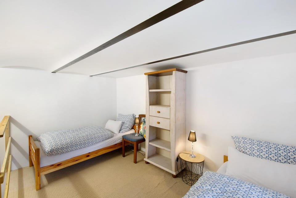 Property building, Living room, Bedroom