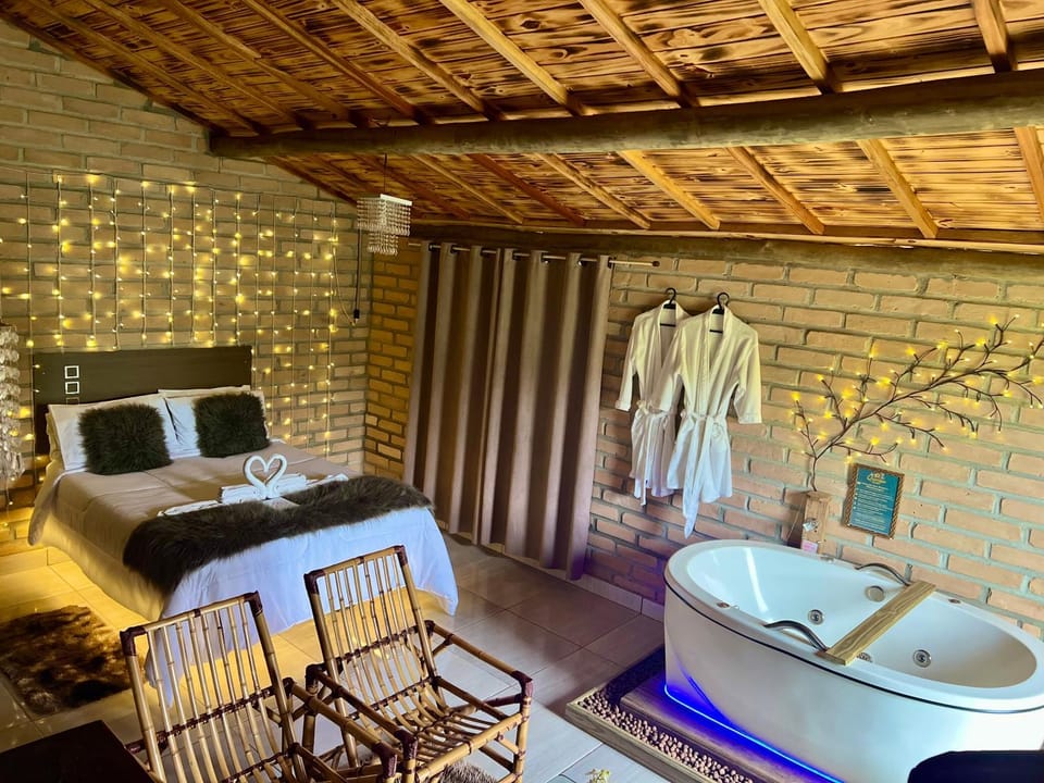 Chalé Quiosque Família tucano Chalet in State of São Paulo