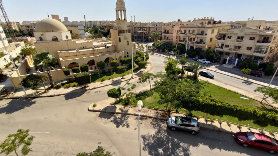 Bird's eye view, City view, Street view