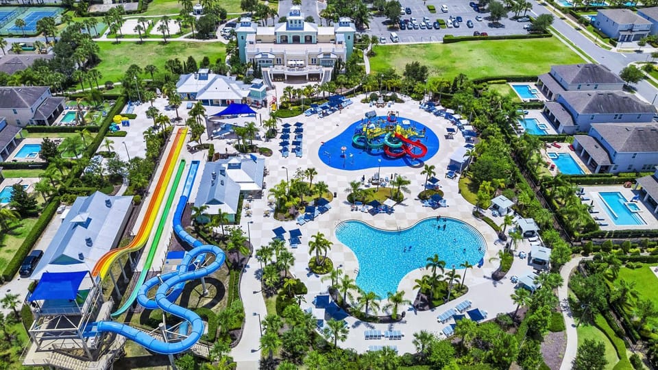 Day, Bird's eye view, Aqua park, Pool view, Area and facilities, Swimming pool