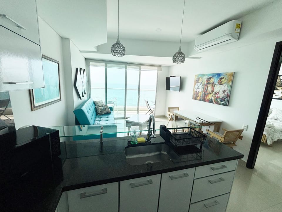 APARTAMENTO PALMETTO ELIPTIC Lujo en Piso Alto con Vista al Mar y Ciudad Amurallada Apartment in Cartagena